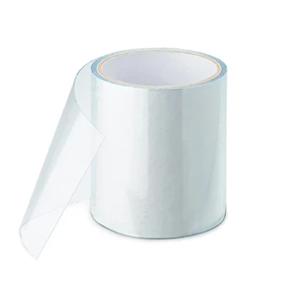 Image of FALINGO underwater adhesive tape, waterproof sealing repair tape for pool, tent, tarpaulin, gutter, inflatable boat, acrylic (Transparent, 10 cm x 150 cm)