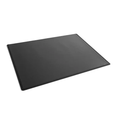 Image of Durable Desk Mat with Transparent Cover 650 x 500mm Perfect for Storing Notes &amp; Important Information Easy to Clean Black