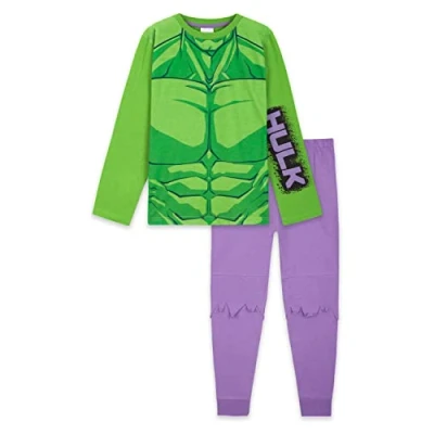 Image of Marvel Boys Pyjamas, Hulk Kids PJs Set (Multicolored, 13 14 Years)
