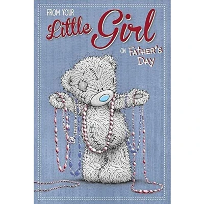 Image of Me To You Tatty Teddy Father&#039;s Day Card From your Little Girl on