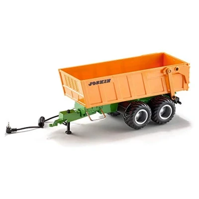 Image of SIKU 6780, Tandem Axle Trailer, 1:32, Remote controlled, For Control vehicles with trailer hitch, Metal/Plastic, Orange