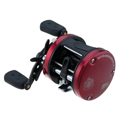 Image of Abu Garcia Ambassadeur SX Conventional Reel, Size 6600 (1292730), 3 Stainless Steel Ball Bearings + 1 Roller Bearing, Synthetic Star Drag, Max of 12.5lb