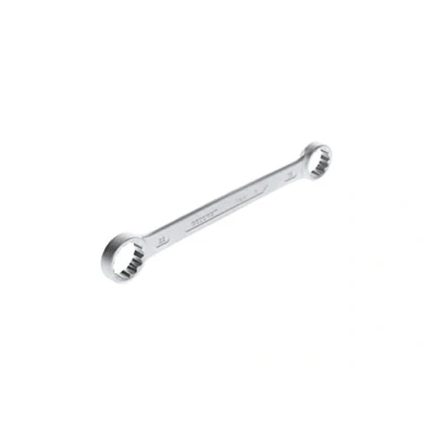 Image of GEDORE Double ended ring Spanner, AF 19+22 mm, Straight, Flat, Slender, Bi hex, UD profile, 4 19X22