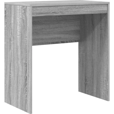 Image of vidaXL Writing Desk Grey sonoma Particle board 70 x 40 76 cm Simple