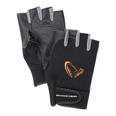 Image of Savage Gear Neoprene Half Finger XL Fishing gloves