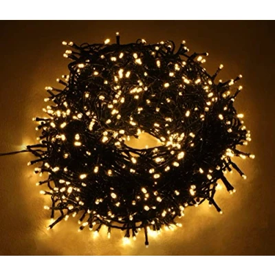 Image of Christmas Concepts® 1000 Warm White Super Bright LED Multi Function String Lights Indoor/Outdoor