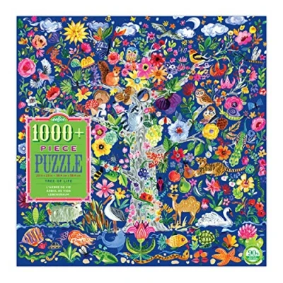Image of eeBoo piece and Love Tree of Life 1000 square adult Jigsaw Puzzle