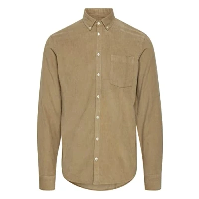 Image of CASUAL FRIDAY Men&#039;s Anton Ls Bd Baby Corduroy Shirt, 171009/Dune, XL