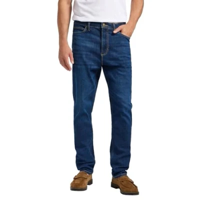 Image of Lee Austin Straight leg jeans, Men&#039;s, Size: 38x32, Deep ocean