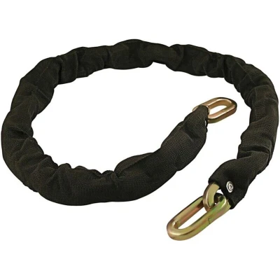Image of Perry 1200mm x 10mm Heavy Duty Security Chain Black Nylon