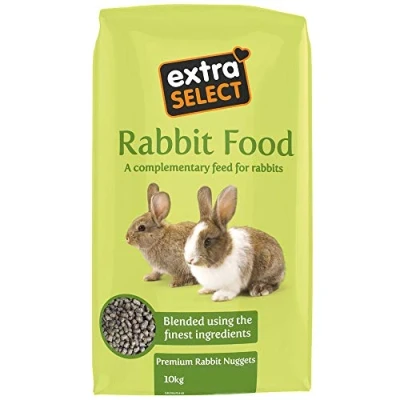 Image of Extra Select Premium Rabbit Nuggets Outdoor/Indoor Food Pellets with Essential Vitamins &amp; Minerals 10kg