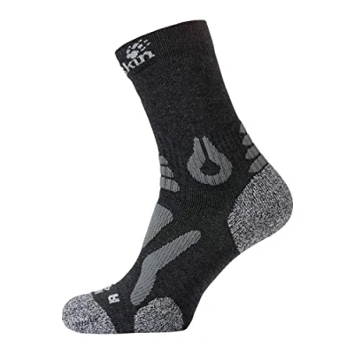 Image of Jack Wolfskin Men&#039;s Hiking Pro Classic Cut Socks Unisex, Dark Grey, 35 37