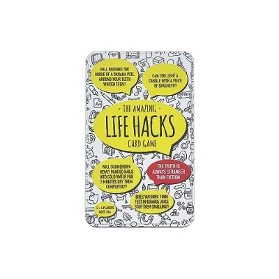 Image of University Games Life Hacks Card Game