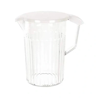 Image of Clear Polycarbonate 1.4 Litre Jug with Lid (Completely Dishwasher Safe) PC64CW + Free FINCHLEY Pen