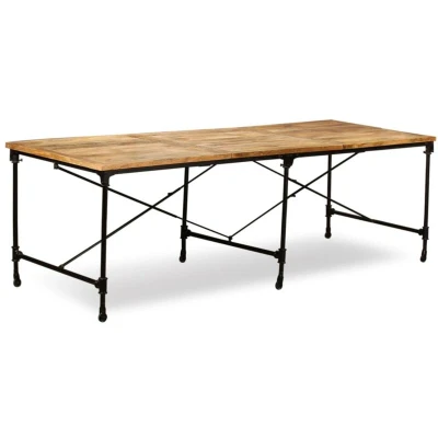 Image of vidaXL Dining Table Solid Mango Wood 240 cm