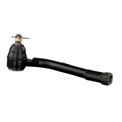 Image of 568204H100 Track rod end FEBI BILSTEIN 41932 Front Axle Right with crown nut HYUNDAI: H 1 / i800 Travel