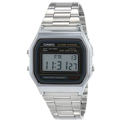 Image of Casio Men&#039;s Classic Digital Retro Daily Alarm Micro Light Watch A158WA 1D Water Resistant