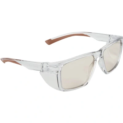 Image of Portwest Side Shields Safety Glasses Brown
