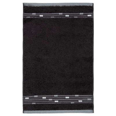 Image of frottana Magic Guest Towel, made of 100% cotton, Graphite, 30 x 50 cm