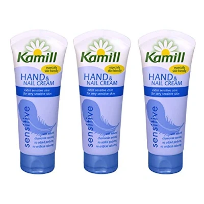 Image of Kamill Sensitive Hand &amp; Nail Cream 100ml Choose Quantity (3x100ml)