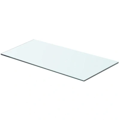Image of vidaXL Shelf Panel Glass Clear 60x25 cm
