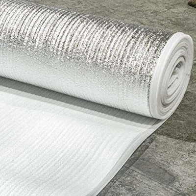 Image of 3mm Silver Acoustic Underlay Wood Laminate SPC Flooring Comfort Insulation (Underlay, 50, Square Metres)