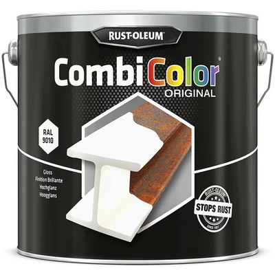 Image of RUST OLEUM 7392.2.5 Combicolor Original, Superior Metal Protection, Direct To Rust, White RAL 9010