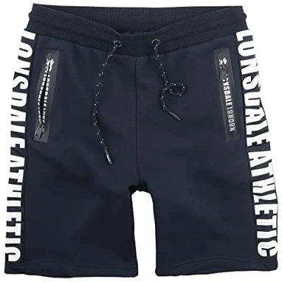 Image of Lonsdale Men&#039;s Adbaston Leisure Trousers Blue L