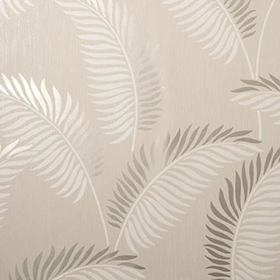 Image of Fine Decor Cascade Leaf Cream/Gold