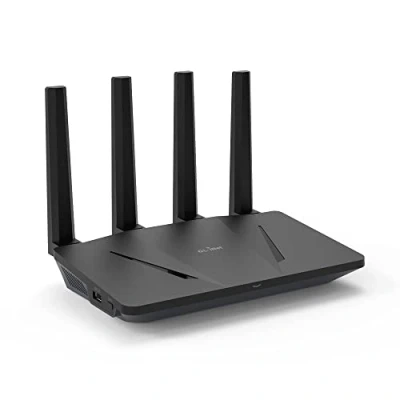 Image of GL.iNet GL AX1800(Flint) WiFi 6 Router Dual Band Gigabit Wireless Internet 5 x 1G Ethernet Ports Up to 120 Devices Great OpenVpn&amp;Wireguard Speed WPA3 Security MU MIMO 802.11ax