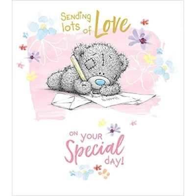 Image of Me To You Bear Sending Lots Of Love Birthday Card