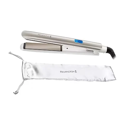 Image of Remington Hydraluxe Hair Straightener moisture Lock Coating transfers Micro Conditioners to help preserve for smooth &amp; shiny styles, 15 sec heat up, 9 settings between 150C 230C, S8901
