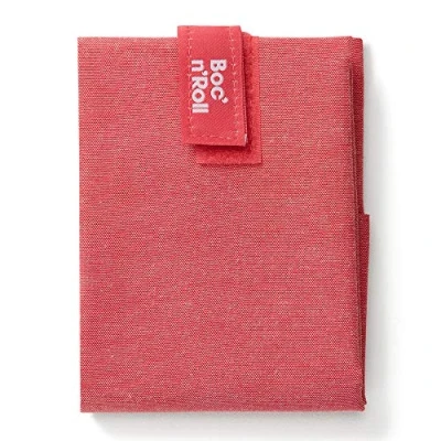 Image of Roll&#039;eat ® Reusable Sandwich Bag Container Eco Friendly Food and Washable Wrap Red Color Boc&#039;n&#039;Roll Nature