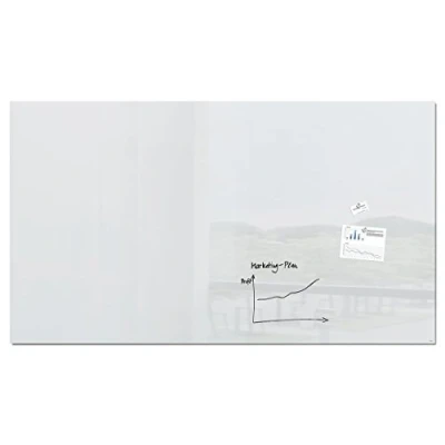 Image of SIGEL GL235 Premium Glass magnetic Board / White Board, glossy surface, 240 x 120 cm, easy mounting, super Artverum