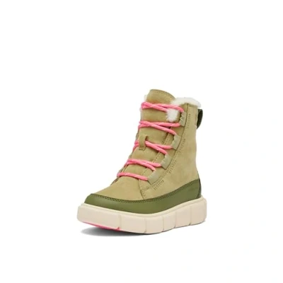 Image of Sorel Youth Unisex Little Explorer III Laced Waterproof Boot