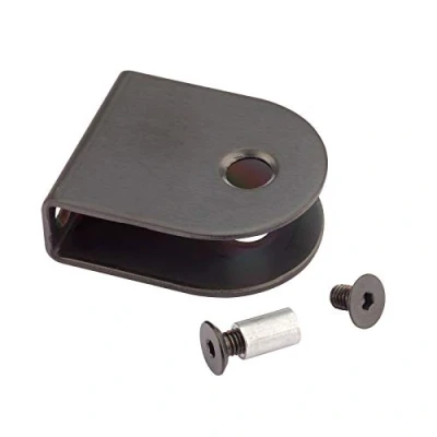 Image of Cubicle Brackets for 13mm Partition with Matte Black Finish
