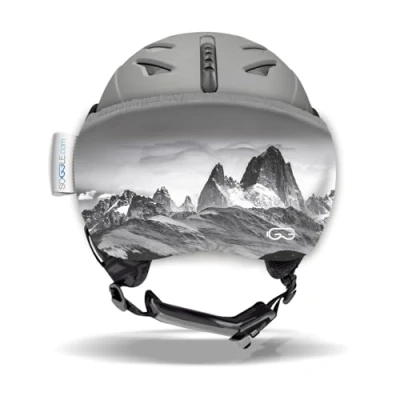 Image of Soggle Vizor Visor Protection for Helmets (Ski Helmets), Colour: Fitzroy