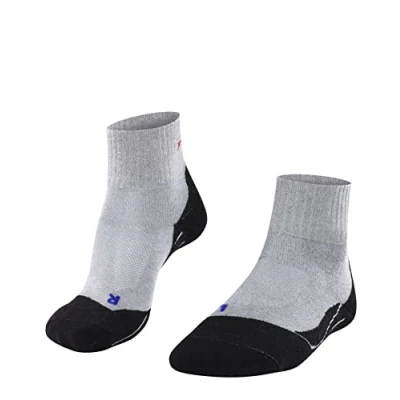 Image of FALKE Women&#039;s TK2 Explore Cool Short W SSO Lyocell Functional Yarn Thick Anti Blister 1 Pair Hiking Socks, Grey (Light 3403), 4 5