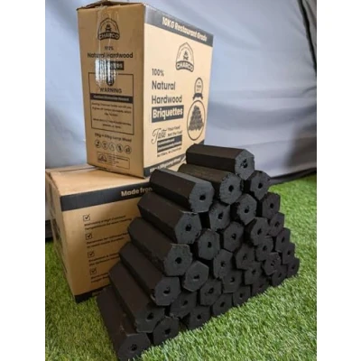 Image of 20kg Hex Briquette charcoal Premium Restaurant Grade 1 No Added binders or chemicals 100% natural last more than 4 times longer regular (2)