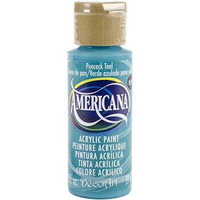 Image of Americana Acrylic Paint 2oz Peacock Teal