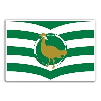Image of 2 x 10cm Wiltshire Flag UK Vinyl Stickers Travel Sticker Laptop Luggage #32851 (10cm Wide)