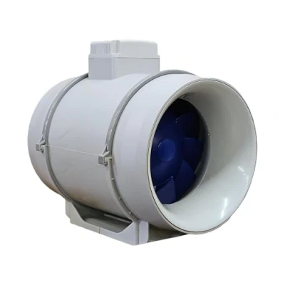 Image of Blauberg UK Turbo 315 Mixed Flow in Line Extractor Fan, Grey, 12&quot; / mm Standard
