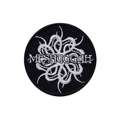 Image of Meshuggah Metal Band Patch Badge Embroidered Iron on Applique Souvenir Accessory