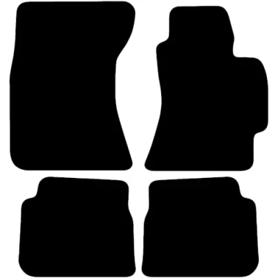 Image of Carsio Carpet Car Mats For Subaru Forester 2009 2013 Tailored Fit Floor Mat Set Complete Accessory Black Custom Fitted All Weather, Anti Slip Backing &amp; Trim