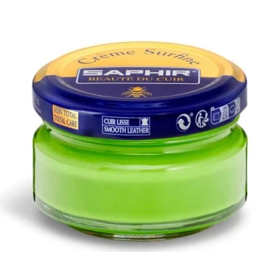 Image of Saphir Cream Surfine Shoe Polish VERT POMME 58