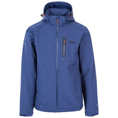 Image of DLX Trespass Men Ferguson II Waterproof Jacket with Removable Hood Twilight Marl, Large