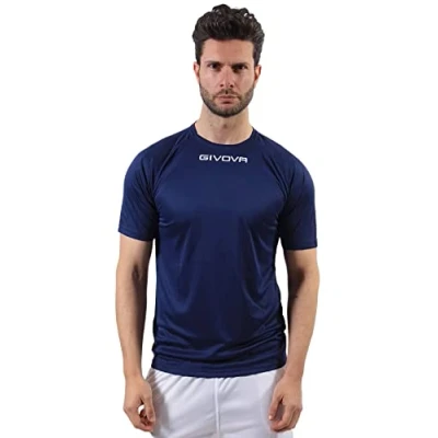 Image of Givova Men&#039;s Capo T Shirt (Pack of 1) Blue
