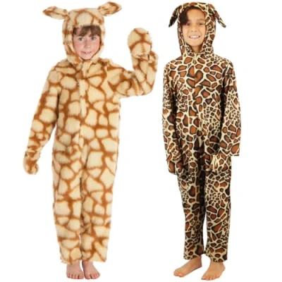 Image of Charlie Crow Giraffe Costume for Kids 7 9 Years