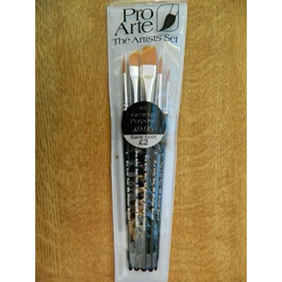 Image of Pro Arte Paint Brushes Set Wallet Artist Watercolour Acrylic Oil Artists : B3