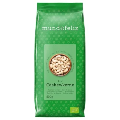 Image of Mundo Feliz Organic Whole Cashews 2 x 500 g